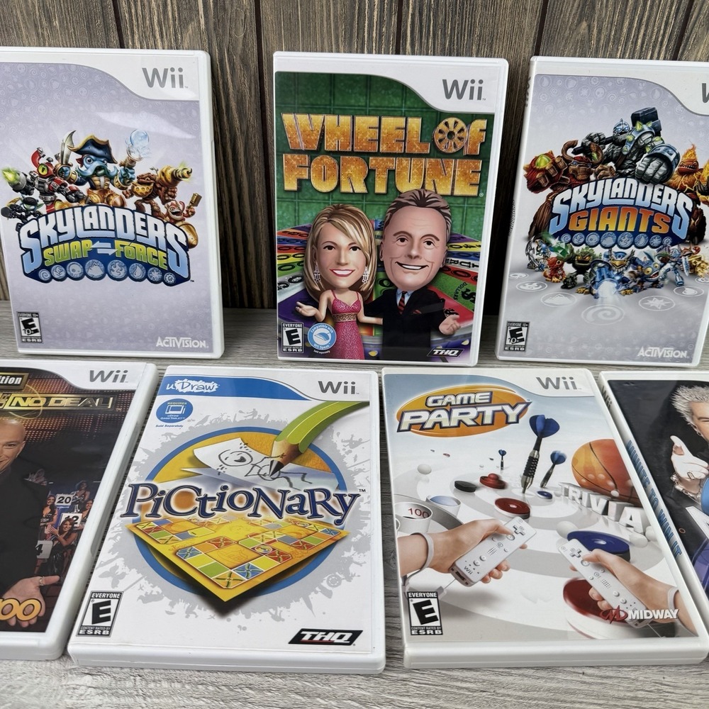 Nintendo Wii Game Lot – Party, Racing & Adventure Bundle 7 Games, Tested & Clean - Picture 3 of 11